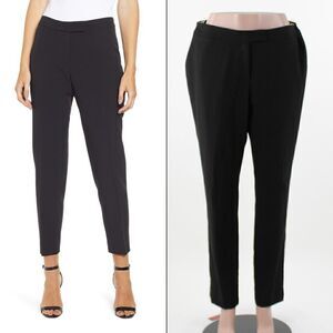 Anne Klein Cropped Straight-Leg Pants Anne Black